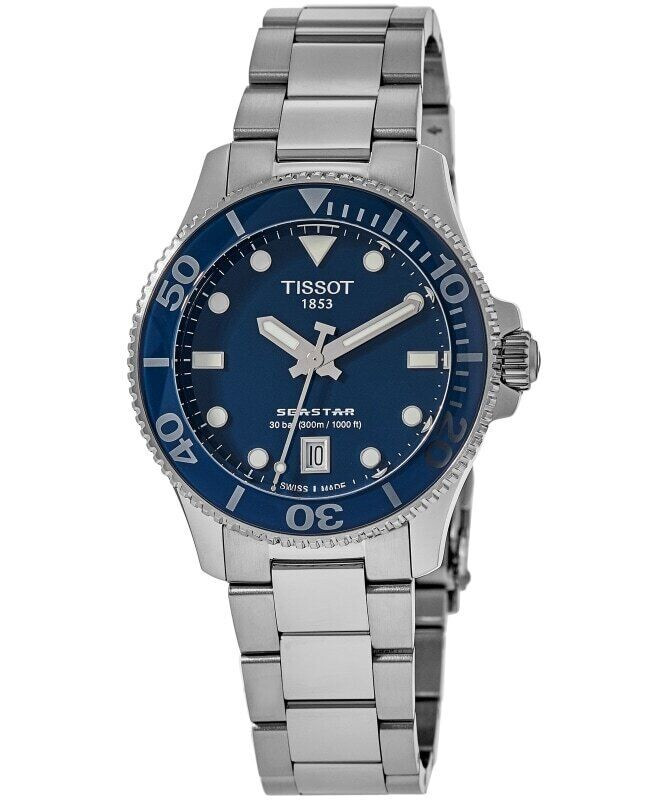 New Tissot Seastar 1000 Blue Dial Steel Unisex Watch T120.210A