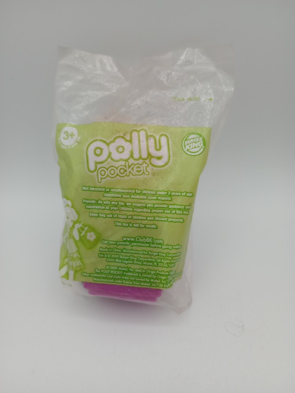 New Polly Pocket Nail Deco Dispenser 2009 Burger King Kids Toy Sealed
