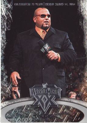 2004 Fleer WWE Wrestlemania XX #35 Tazz near mint