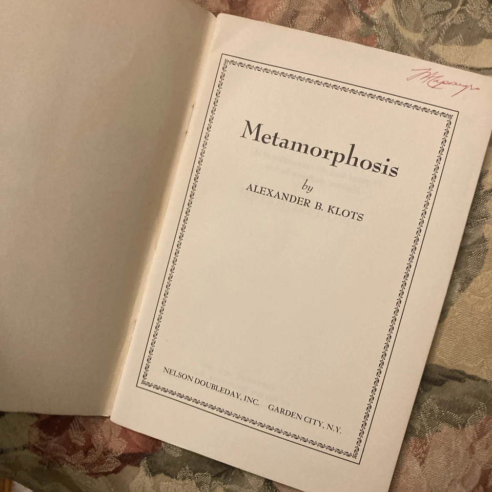 Metamorphosis, Alexander B. Klots; Nat.Audubon Soc., Nature Program, 1955/60 - Image 2 of 4