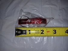 Michelob Ultra Beer New Red Promo Bottle Opener Metal Keychain Key Ring Chain