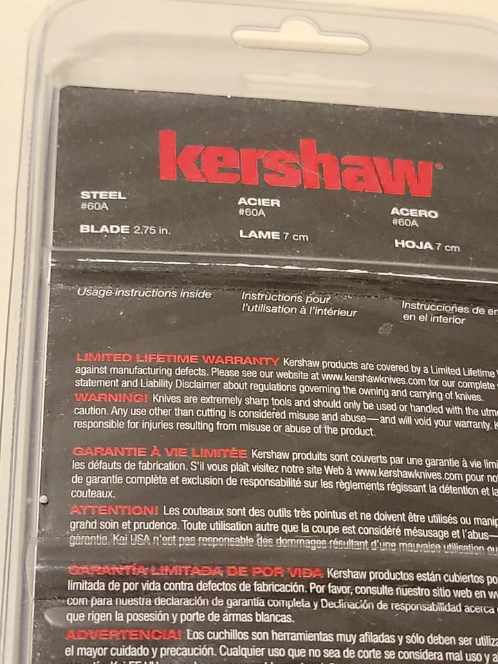 Hojas de repuesto Kershaw 1890RBX LoneRock RBK - 14 hojas Foto 3 de 4