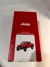 Hallmark Keepsake Ornament 2021 2020 Jeep Gladiator Rubicon MIB Red Truck Car