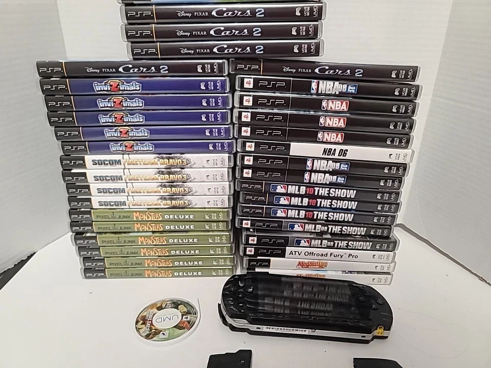 Original PSP W/ 46 GAMES And 4gb SD Card Final Fantasy, Monster Hunter3, Kingdom - Image 4 of 4