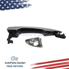 Front Driver Side Outside Door Handle w/ KeyholeSet For 2015-2019 Hyundai Sonata