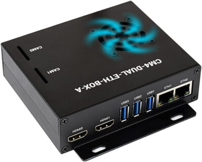 Waveshare CM4 Dual ETH Base für Raspberry PI Compute Module 4 Dual HDMI NEU RPI