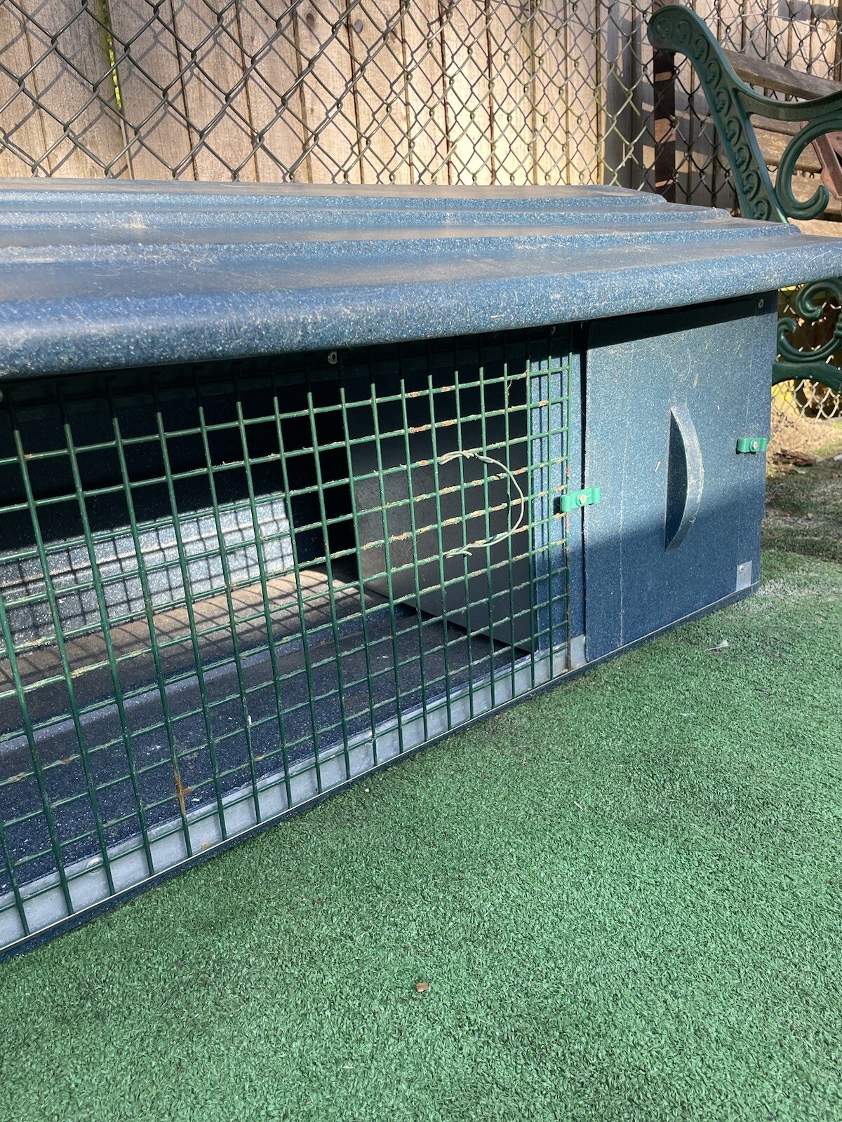 Large Plastic Rabbit Hutch eBay