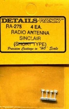 Details West 275 x HO Radio Antenna Sinclair Short Type