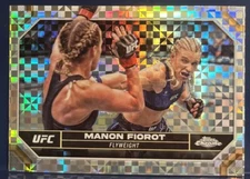 Manon Fiorot 2024 Topps Chrome UFC XFractor Card #120 Flyweight