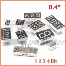 7 Segment LED Display Single / Double Digit 0.4" Common Anode or Cathode Clock