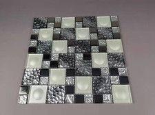 Stock Clearance New Mosaic Tile Sheet Chrome/Cream/Black 200 Sheets Available