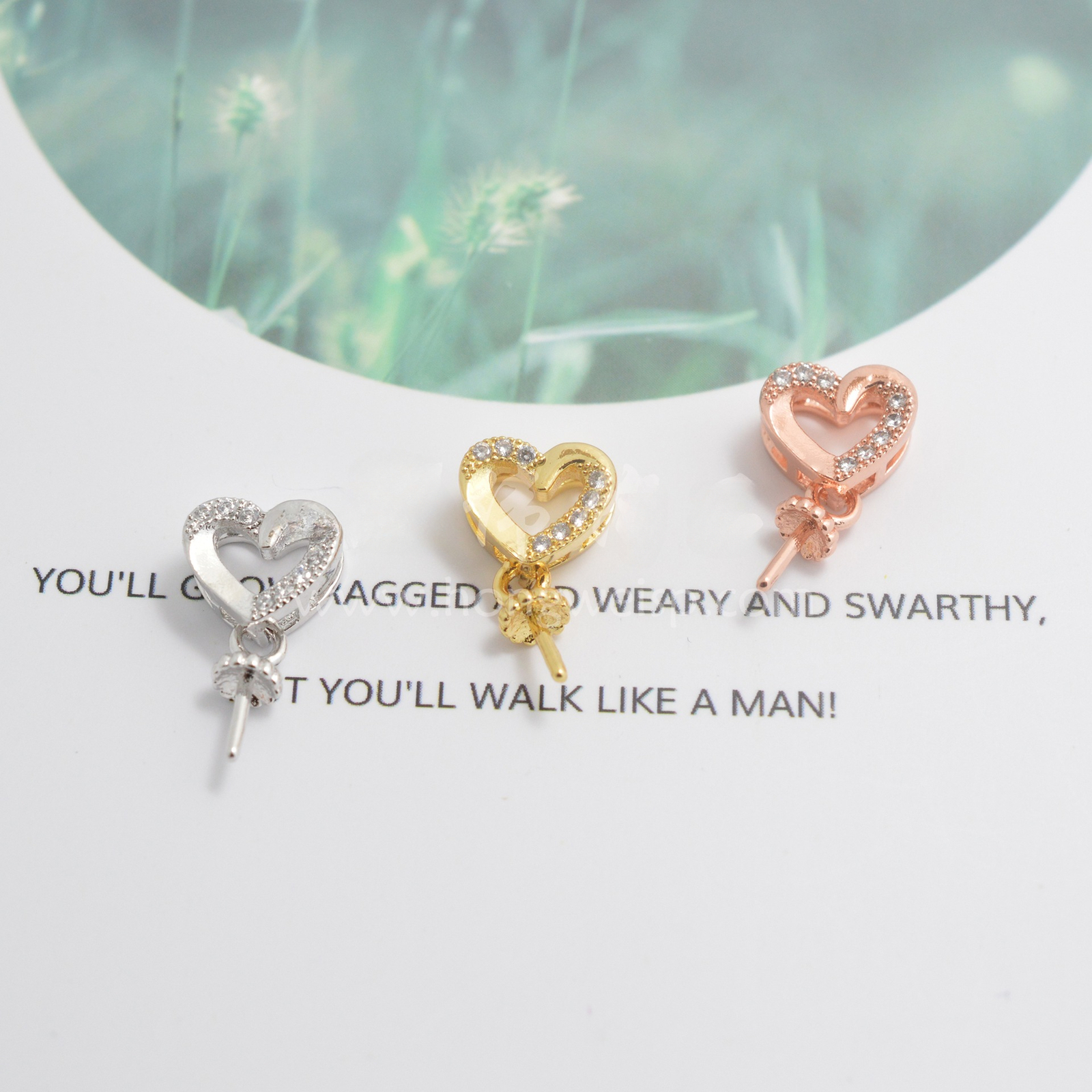 200pc Necklace Pendant 18K Gold Earrings Needle Pins Buttonclasp Diy Accessories