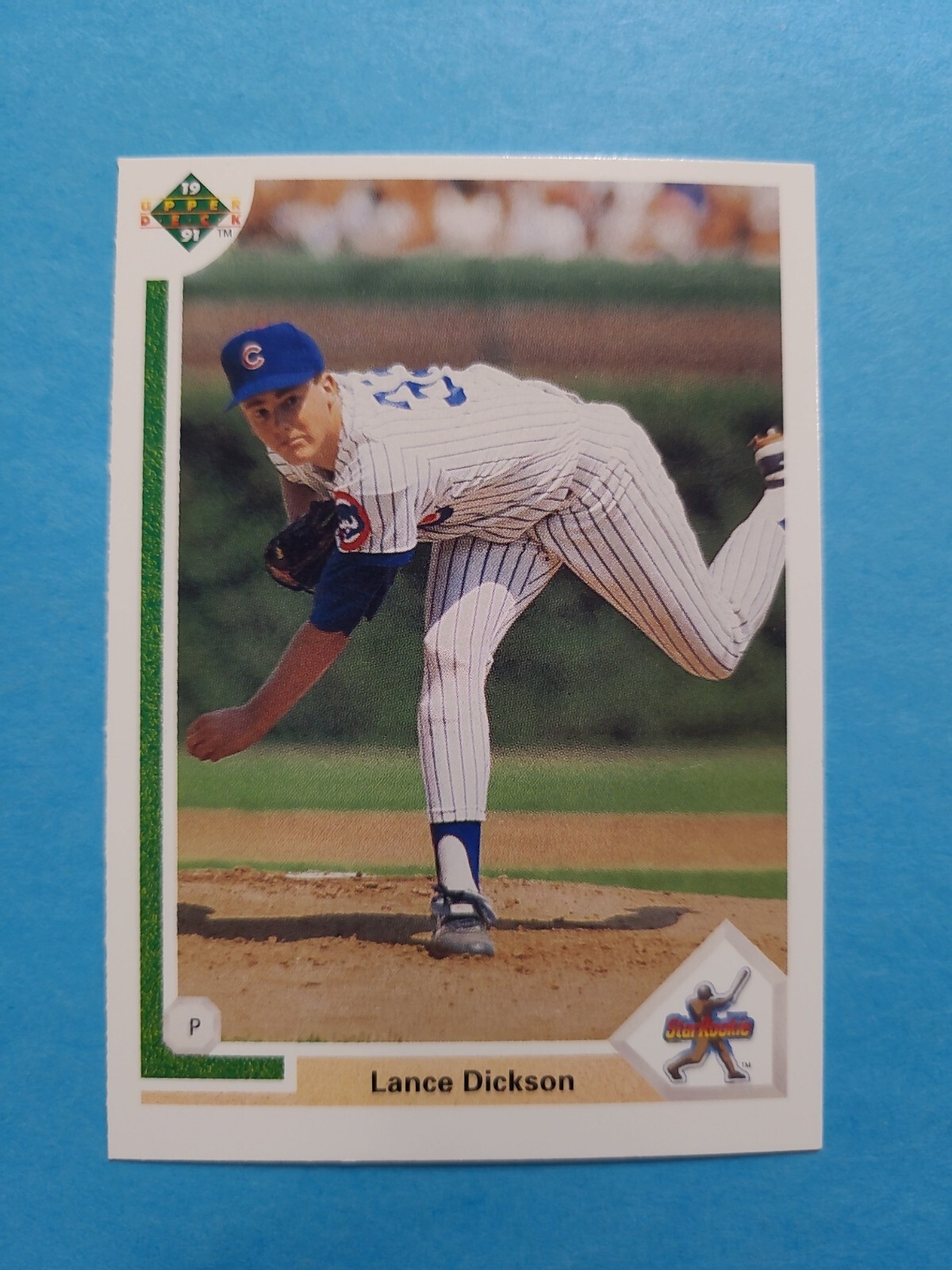 LANCE DICKSON 1991 UPPER DECK STAR ROOKIE BASEBALL CARD # 9 F6759