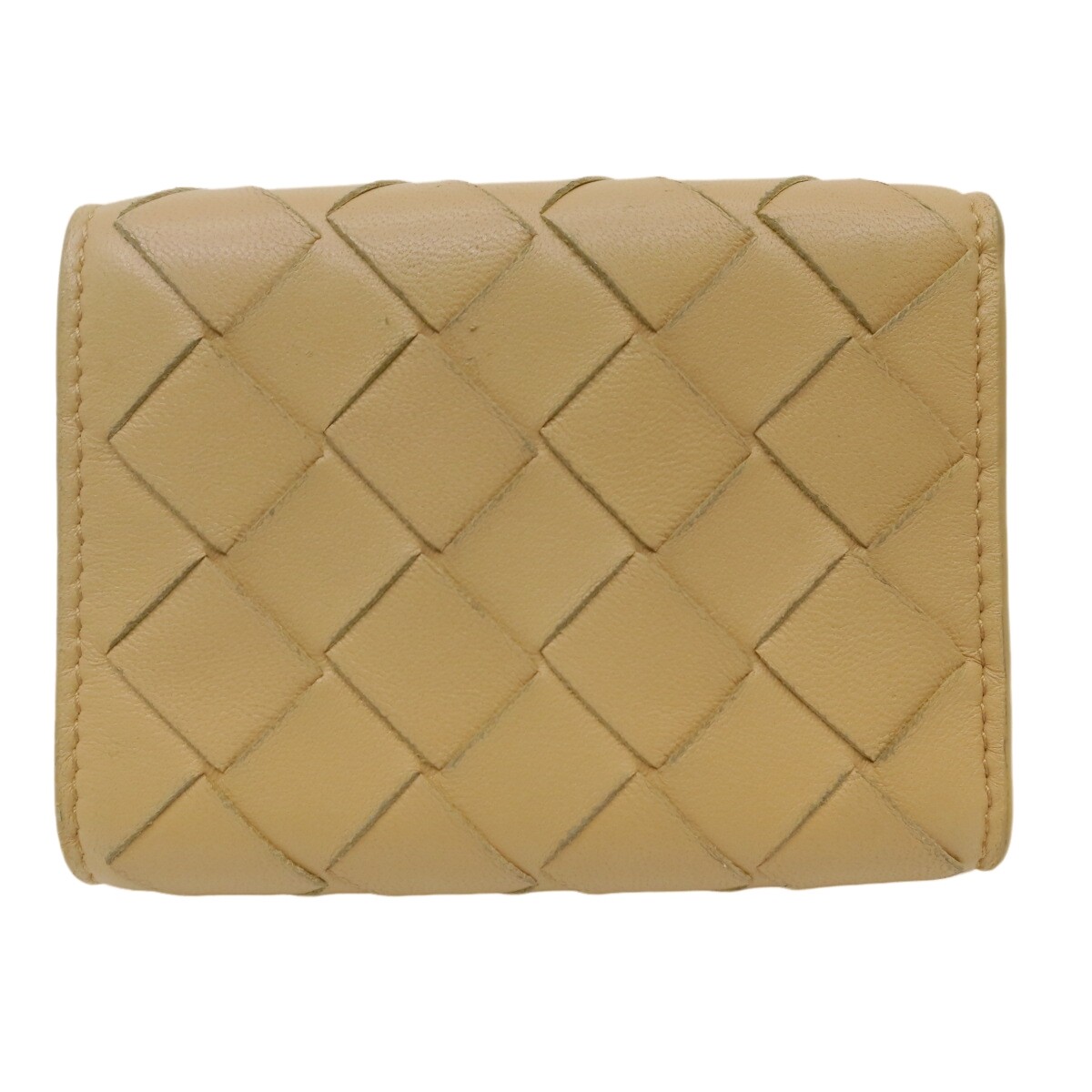 【BOTTEGA VENETA】 Tri-Fold leather wallet Tri-Fold leather wallet in white - Bottega Veneta | Mytheresa