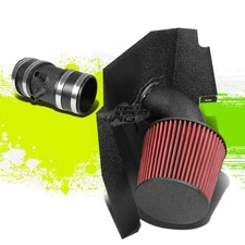 BLACK COLD AIR INTAKE PIPE&HEAT SHIELD FOR 99-03 NISSAN FRONTIER D22/XTERRA 3.3