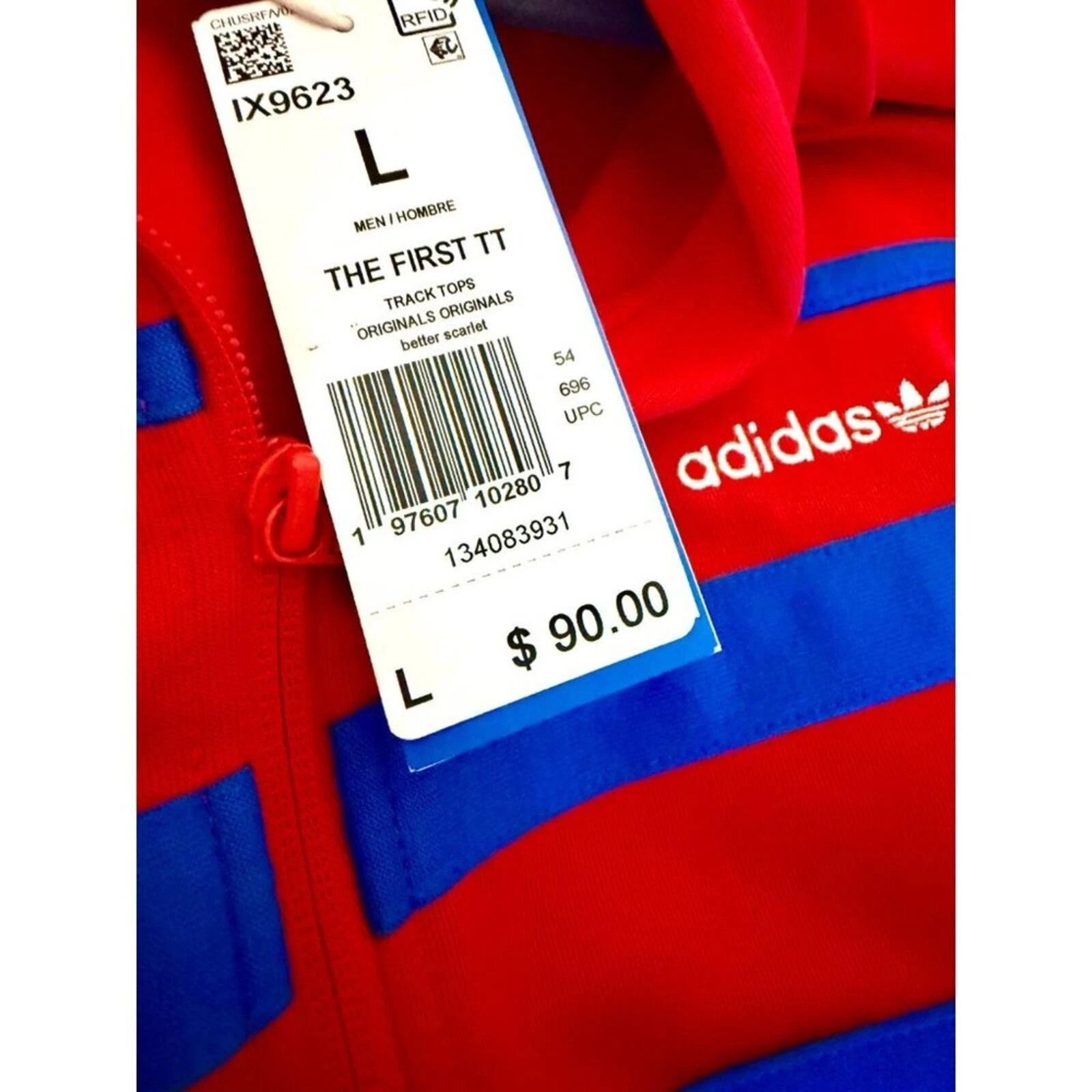Adidas The First Track Top Jacket | Large | MSRP $90 - product detail image 4