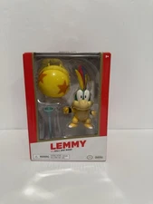 Super Mario Jakks World of Nintendo Gold Lemmy Koopa Ball & Wand Brand New