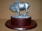 Danbury Mint Buffalo Nickels Crystal Collection Statue Display