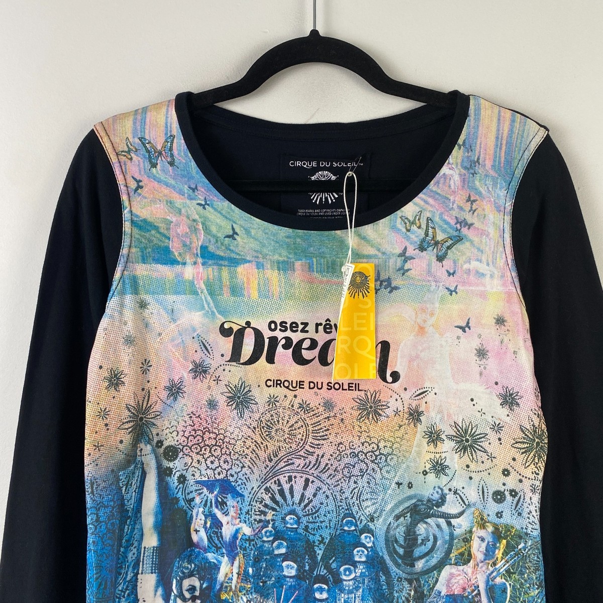 Cirque Du Soleil Long Sleeve Tunic Shirt Size Medium Art to Wear 