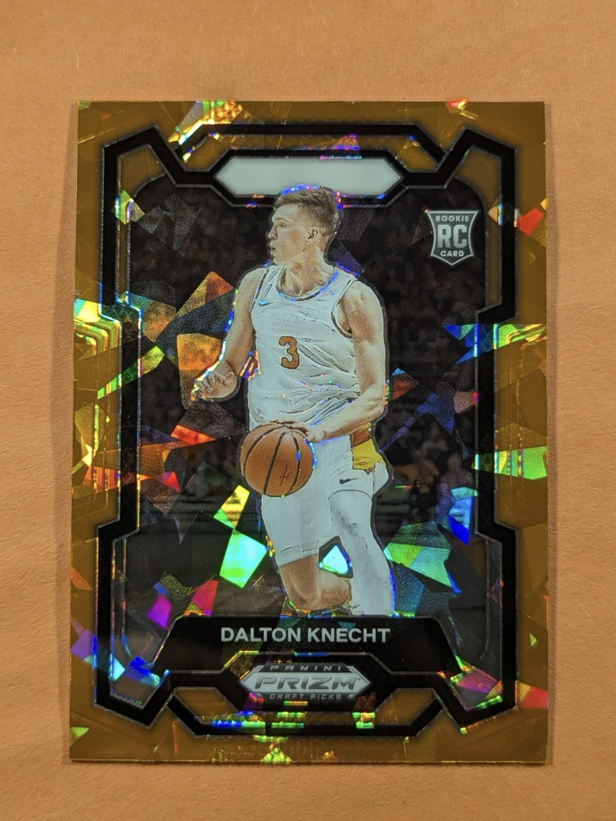 2024 Panini Prizm Draft Picks - Orange Ice Prizm #50 Dalton Knecht (RC)