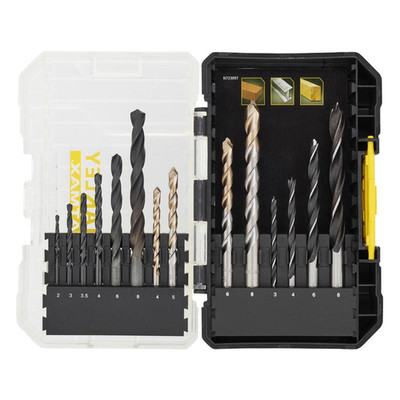 Stanley FatMax Gemischtes Bohrer-Set 14 Stück Metall Mauerwerk & Holz STA88561