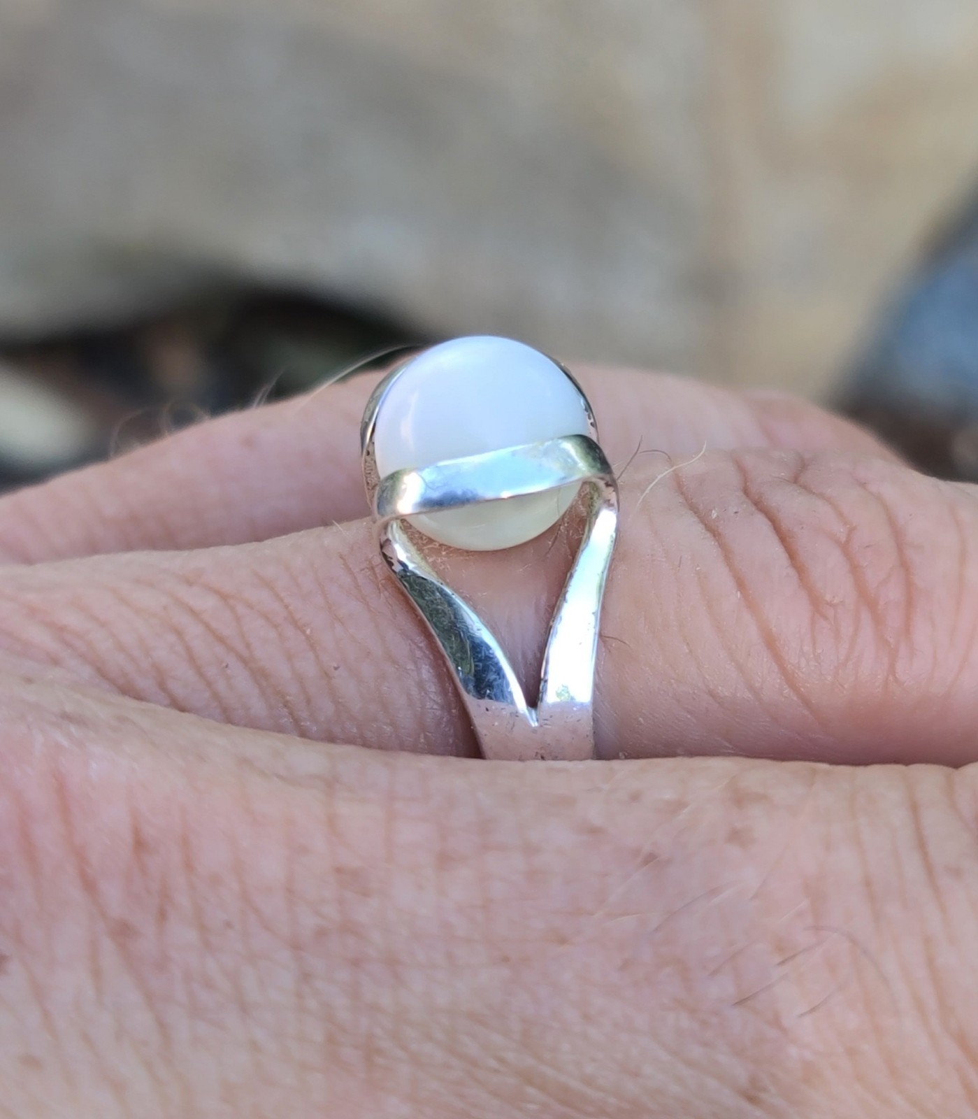 Sterling 925 Solid Silver Color Changing Cateye R… - image 22
