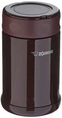 Zojirushi 17 oz Vacuum Insulated Dark Brown Food Storage Container Stainless ...