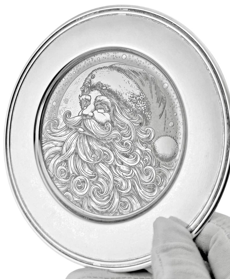 Plata de ley Alvin - Plato de Santa - por Adamo Metals Foto 4 de 4