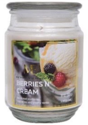Modern Expressions US Import 510g Glas Glas Kerze Beeren & Creme Duft