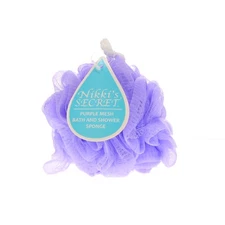 Nikki Secret Purple Mesh Bath and Shower Sponge