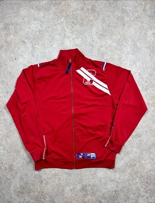 Vintage Nike Cortez 72 Track Jacket   Retro Trainingsjacke Rot   Gr. L
