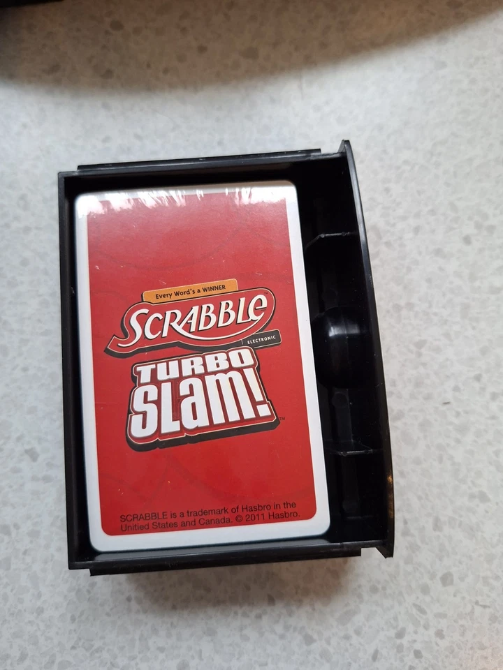 SCRABBLE Electronic Turbo Slam Game Family Card & Word Game Sound Effects - Image 4 of 4