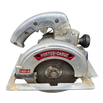 #ad #ad Vintage Porter Cable 146 A 6 3 4 Inch Circular Saw Heavy Duty 10 AMP Corded Tool $44.99