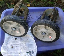 Pair Mantis Tiller Lawn Dethatcher Attachments Right/ Left Free Shipping