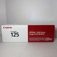 New Genuine Canon 125 Cartridge Toner For LBP6000 / 6030  imageCLASS Black