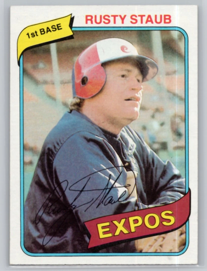 1980 TOPPS #660 RUSTY STAUB MONTREAL EXPOS