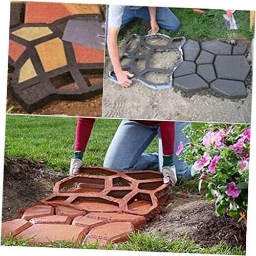 Walk Maker, Pathmate Stone Moldings Paving Pavement Concrete Molds Stepping