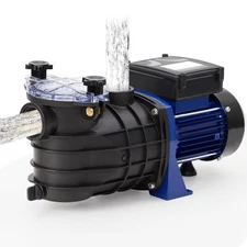 0.75 HP Swimming Pool Pump w/ Filter Basket 2641 GPH In/Above Ground Pool Pump