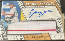 2019 Panini Elite Extra Edition - Future Threads Signatures Luis Garcia #FTS-LG
