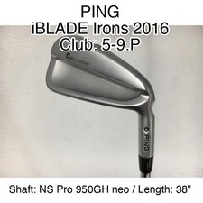 PING iBLADE Irons 2016 5-9.P Iron Set 38" NS Pro 950GH neo Stiff Right-Handed