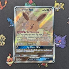 Eevee GX SM233 NM/LP -Carta Pokemon Full Art - Promo Stella Nera (6k)