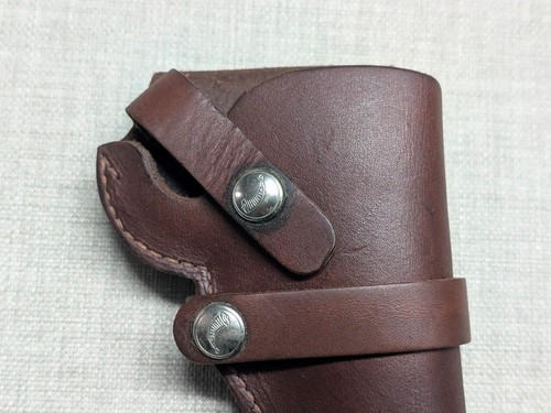 HUNTER snapoff belt ROUGH RIDER heritage 6.5" leather gun holster 110052 leather - Picture 2 of 9