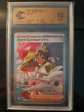 Carte Pokémon : Esprit Combatif d'Iris Alt 292/217 CCC 10 Gold
