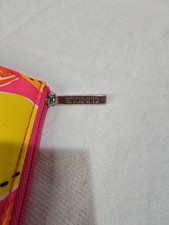 New Without Tags Never Used Clinique Pink Fruit Slices Make Up Case Travel Bag