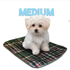 Lennypads 1824LPG 18 x 24 in. Medium Washable Pet Pad - Green Plaid