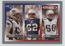 2005 Topps Total Silver Tedy Bruschi Ted Johnson Mike Vrabel #378 9mc
