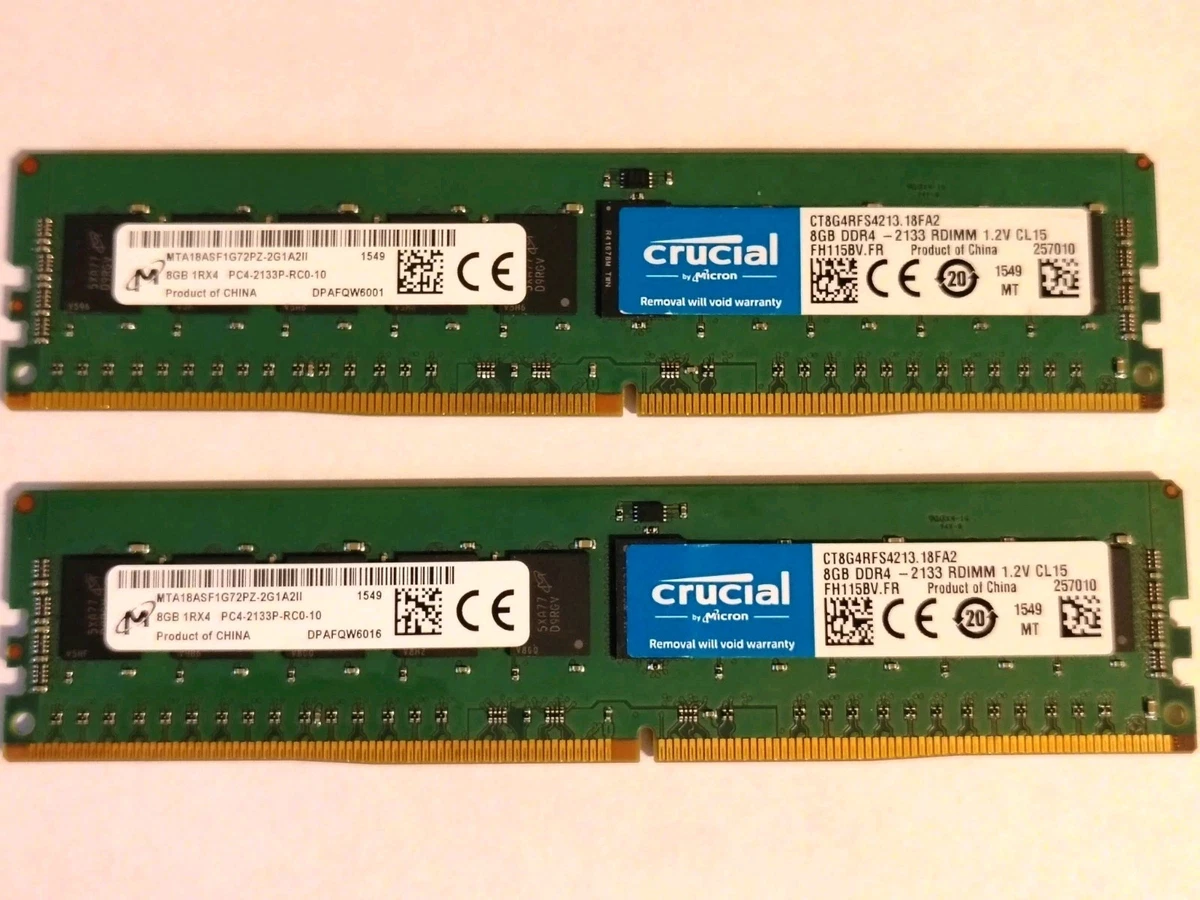 PC4-17000 (DDR4-2133) Bus Speed ECC RAM Computer Memory (RAM) for