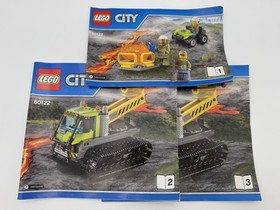 LEGO CITY 60122 Volcano Caterpillar with Instructions