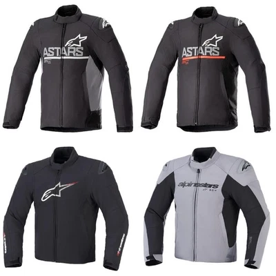 Alpinestars SMX Waterproof Motorcycle Jacket Sports Touring Bike Jackets Black