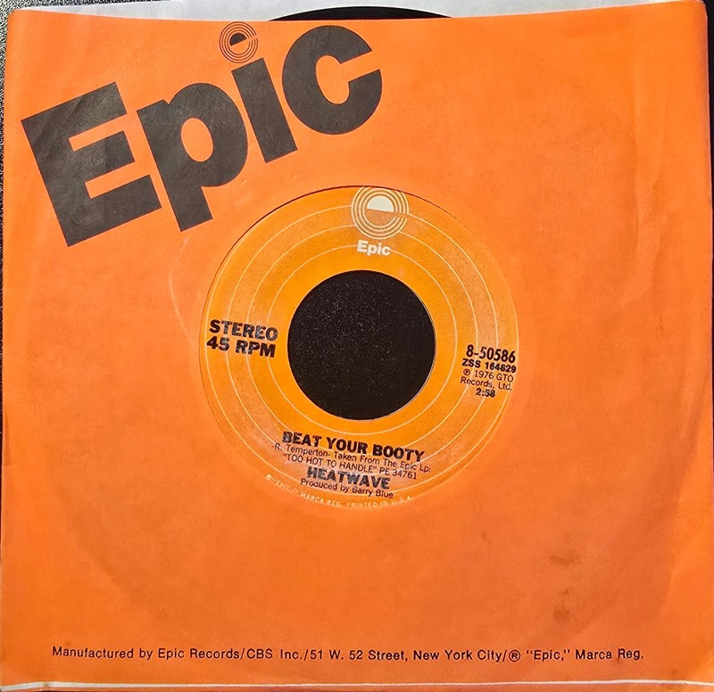 Heatwave Beat Your Booty / Mind Blowing Decisions Epic Soul funk 45